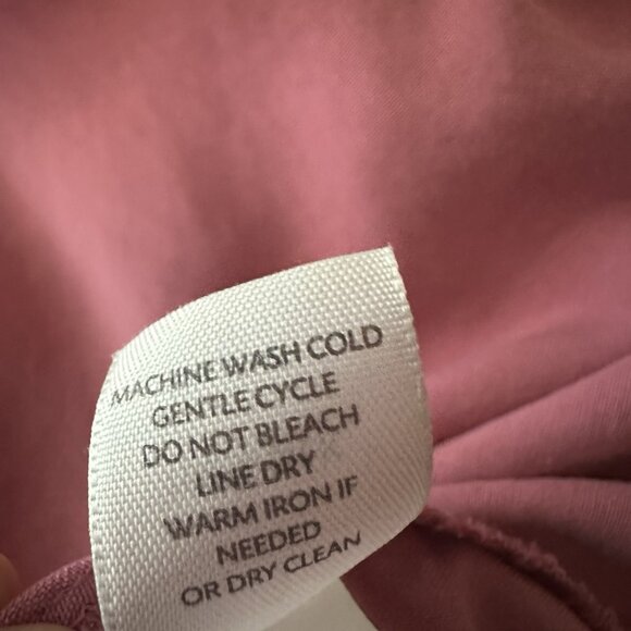 J Jill Shirt Womens Large 100% Silk Pink Lightweight Casual Button Up Sleeves - Picture 10 of 10